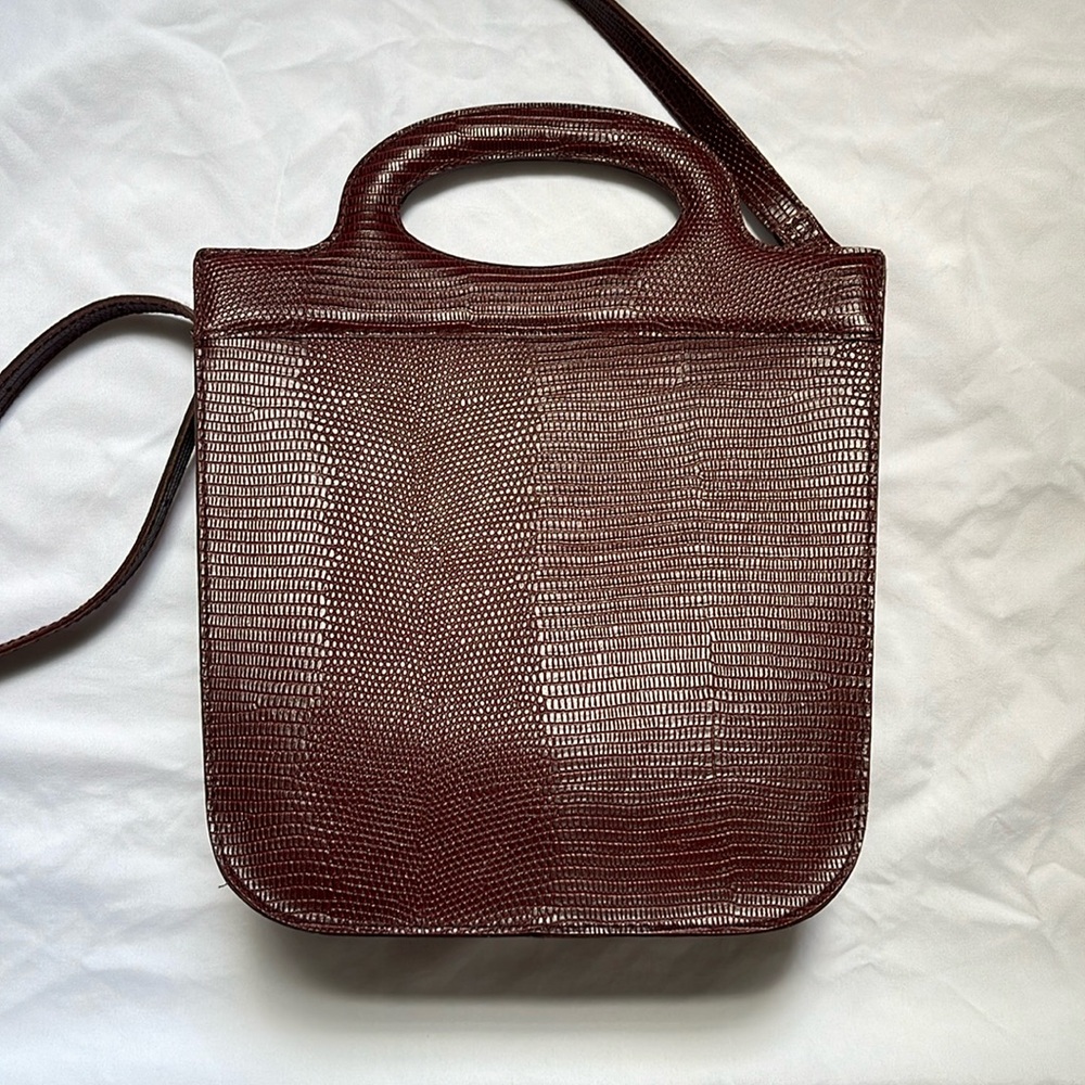 Madewell (Toggle Embossed Leather Top Handle) Bag